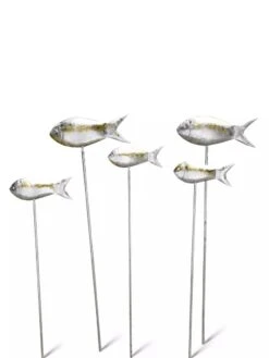 Fish Out Of Water Garden Stakes, Set Of 5 -Garden Care Specialty Store 8593672 0067 tif