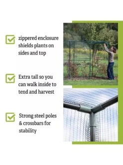Crop Cage, 4' X 12' -Garden Care Specialty Store 8596540 4