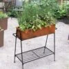 Rectangular Corten Planter And Stand -Garden Care Specialty Store 8611028 9159 tif