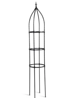 Fleur De Lis Obelisk, 86.8" -Garden Care Specialty Store 8611664 3760 tif