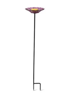 Glass Flower Butterfly Feeder Stake -Garden Care Specialty Store 8612573 326