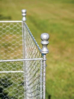 Tall Chicken Wire Critter Fence With Gate -Garden Care Specialty Store 8613260 0082