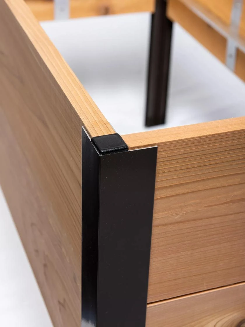 Self-Watering Elevated Planter Box, 2' x 8' Self-Watering Elevated Planter Box, 2' X 8' -Garden Care Specialty Store Cedar 0163 tif